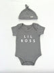 Baby Hat Ash Gray